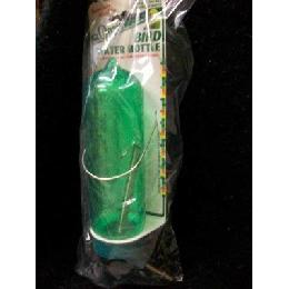 #81012 WATER BOTTLE-8oz green bottle with red ball Image